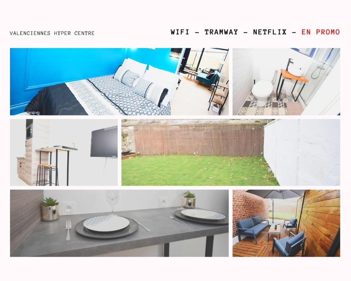 Cosy Appart - Hyper Centre - Tramway - Terrasse - Lerelaisdodile3 Валансьєнн Екстер'єр фото